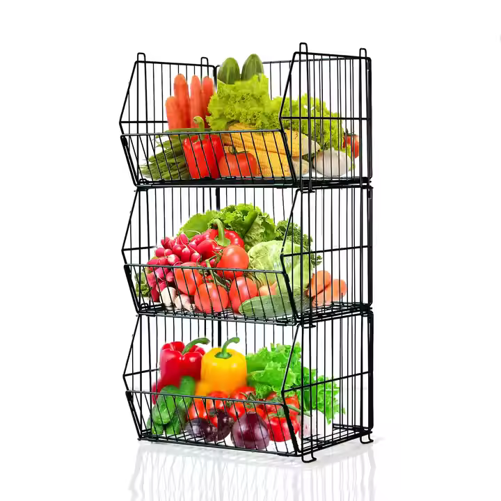 Foldable Stackable Baskets