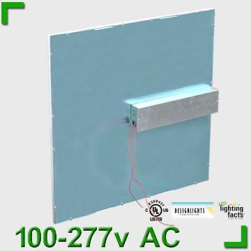 2*2ft 44W 0-10V Dimmable DLC panel mount led with 5years