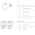 Super-precision bearings 7006 angular contact ball bearing