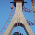 Ascenseur de construction incurvé de haute qualité 2000kg