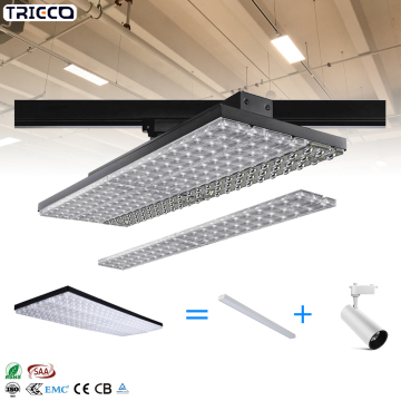 Yüksek kaliteli ayarlanabilir perakende mağazaları için modern LED endüstriyel aydınlatma pistleri