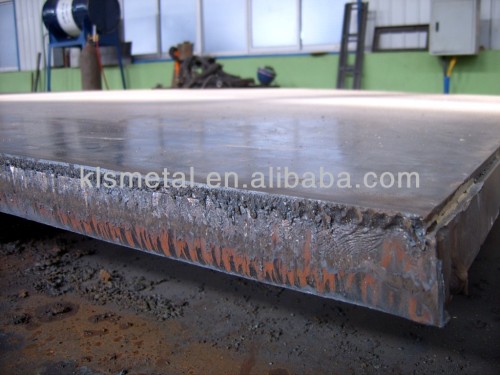 Stainless steel explosive clad plate for storage tank