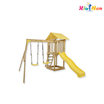 Durable Hotham Wooden Swingset for Kids