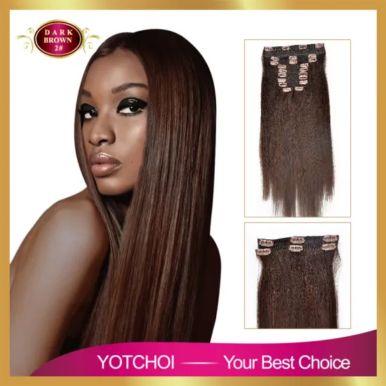Human Hair 100% Unprocessed Clip in Hair Virgin Brazilian Hair