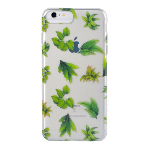 Green Leaf Background Waterdrop Phone Case for IMD iPhone 6S Cover