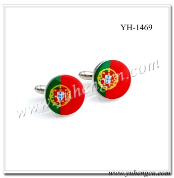 YH-1469 Novelty Portugal Flag Cufflinks