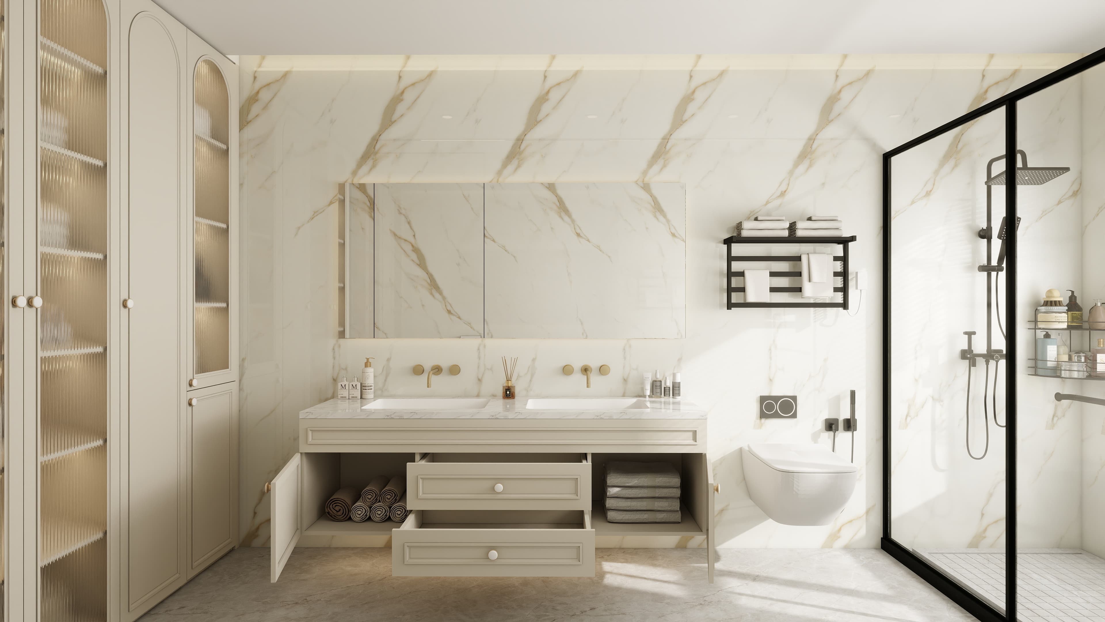 Barahton stainless steel shower enclosures
