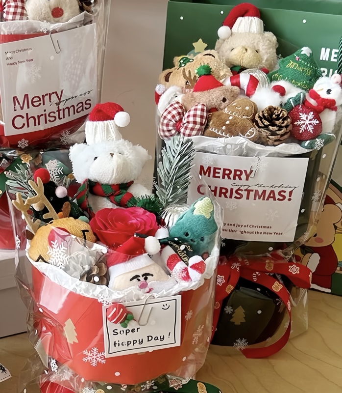 CSCC 2025 New Christmas Gift Bouquet Decorations