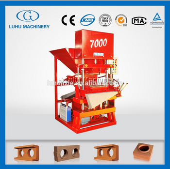 Eco Master 7000 hydraulic adobe block making machine for sale