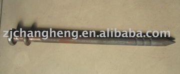 Forged railroad nail