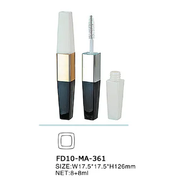 Elegant Design Fashion Empty Plastic Mascara Case