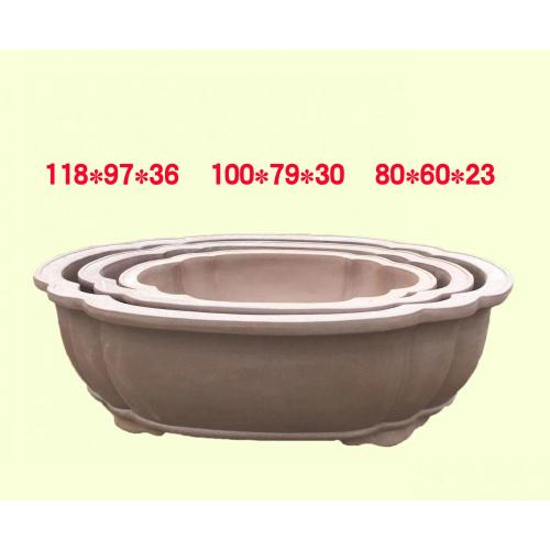  Clay Bonsai Pots Unglazed Round Bonsai Forest Pots Manufactory