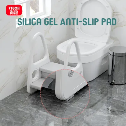 Kids Kitchen/Bathroom Stepping Stool - Plastic 2 Step Stool for Children