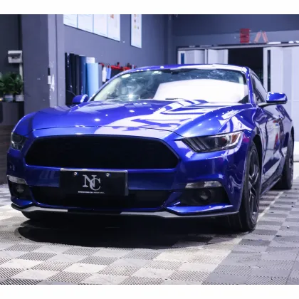 Glossy Metal Paint Blueburry Car Wrap