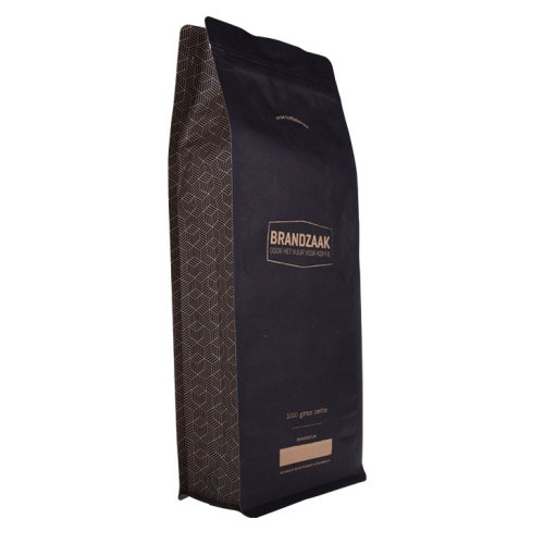 wiederverschließbare Kaffeeverpackungsbeutel mit flachem Boden