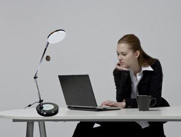 Adjust freely and portable table lamp with special style