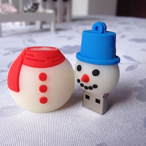 PVC USB Flash Drive Snowman USB Flash Drive Manufactory