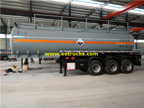 Tri-essieu 25000L Nitric Acid Tank Trailers