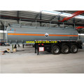 Tri-essieu 25000L Nitric Acid Tank Trailers