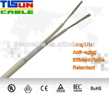 SIHF High voltage 2 core silicone coated cable
