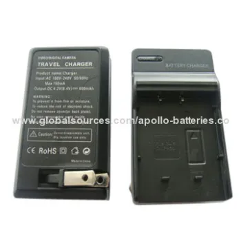 Grade A Camera, Rechargeable Battery Chargers for CAS/CNP-60, 4.2V/600mAh
