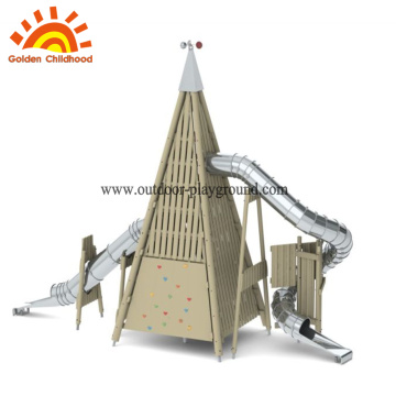 HPL playground Tower with tube slide