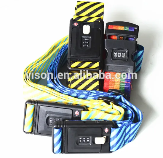 Manufacturer Luggage Belt With Lock/ luggage strap wholesale/Cheap Promotional Suitcase Belt