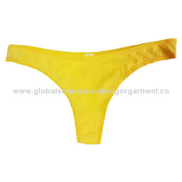 Sexy Panty for Women Dress, Made of 95% Cotton, 5% Spandex, OEM and ODM Orders are Welcome