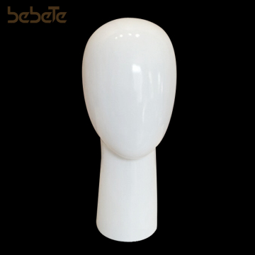Fashion display mannequin head,long neck fibreglass mannequin head