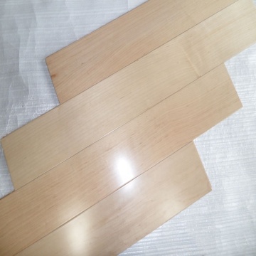 AB Grade White Maple Engineered Wood Flooring with UV Finish - In Stock