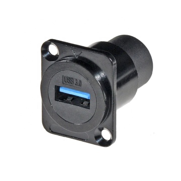 USB 3.0 Wall Mount D Type Data Socket with Multiple Styles Pass Through