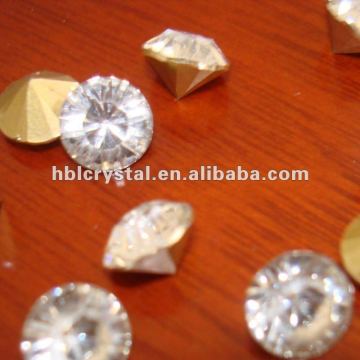 Resin Point back rhinestone