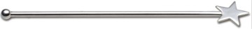 simple stainless steel bar spoon