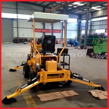 22HP Diesel Engine Towable Backhoe