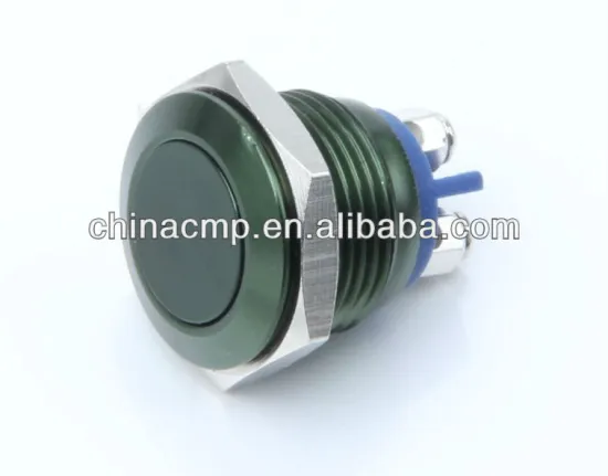 16MM Metal push button switch, Latching push button, Electrical wiring push button switch