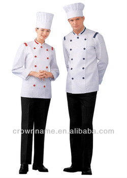 MEN'S AND WOMEN'S COTTON CHEF'S UNIFORM