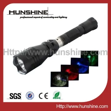 aluminum rechargable waterproof cree xml-u2 led flashlight