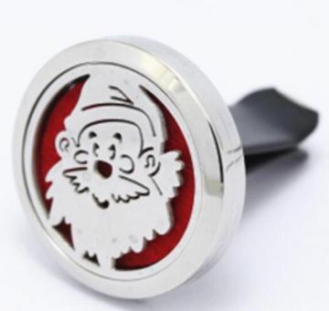 Stainless Steel Aroma Essential Oil Car Diffuser Locket