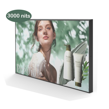 High Brightness LCD Monitor for Indoor Digital Signage (2500~4500 Nits) - 27"/43"/49"/55"/75" Inches