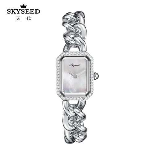 SKYSEED Kleines Zifferblatt Damen Trend Wild Strap UHR