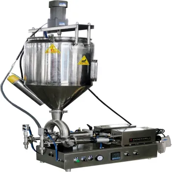 Semi-Automatic White Petroleum Jelly Filling Machine - High-Precision Bottle Filling Solution