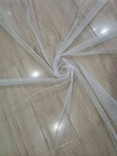 hot selling new fashion polyester dot mesh fabric