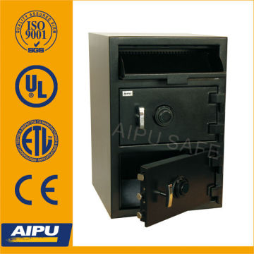 Double Door Front Loading Depository Drop Safes FL2820S1 - 3mm Body and 12mm Door Safe Deposit Box