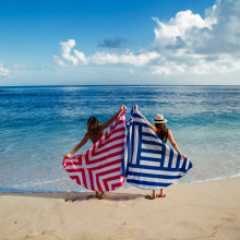 مخصص ماندالا جولة الشاطئ منشفة القطن