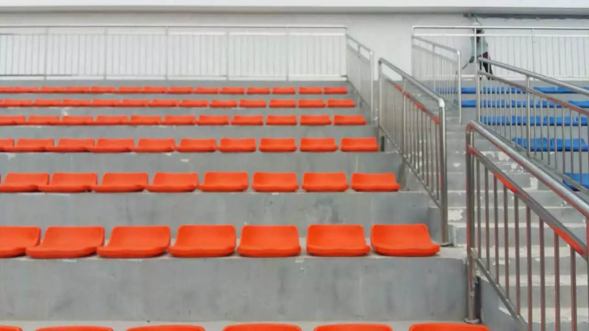Back Hollow Plastic Stadium Seat for Bleachers