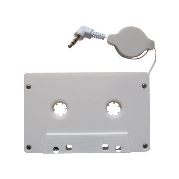 Cassette Adapter with Retractable Cable