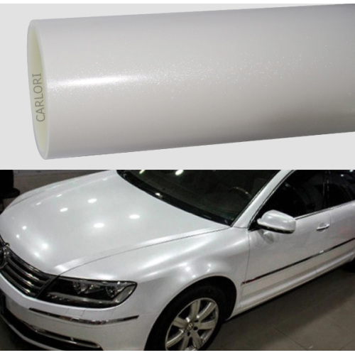 Metalowy Diamentowy Matowy White Car Winylu Wrap