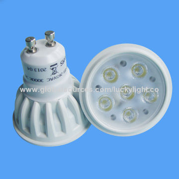 6W SMD LED Pin Spotlight , 85-265V AC Input Voltage, Epistar, Epileds and Bridgelux LED Chips