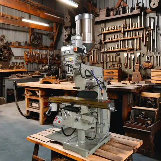 X6325 Vertical Turret Milling Machine - Light Duty New Construction with Core Motor Engine Components