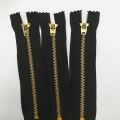 12Inch golden brass zippers for garment on sale